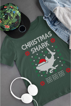 KIDS UGLY Christmas Shark | Kids Christmas Ugly Design | Festive Holiday Apparel | Trend