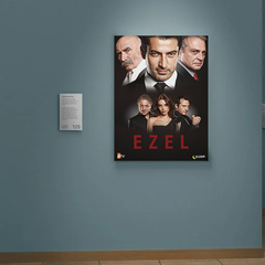 Ezel Canvas Print | Tuba Büyüküstün & Kenan İmirzalıoğlu | Ezel TV Show Design