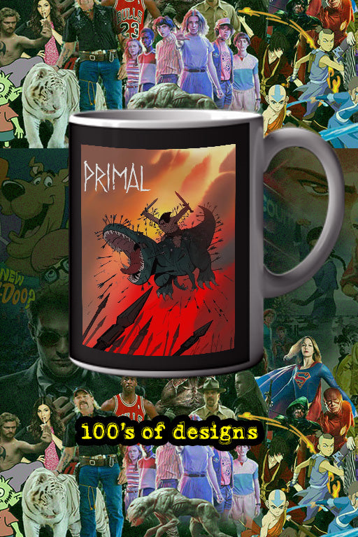 Primal 11oz Mug featuring Lead Actor | TV Show Design - Unique Primal Mug for Fans of the Show