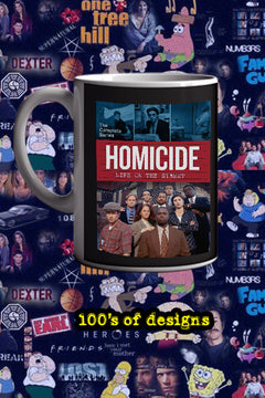 Homicide 11oz Mug | Detective Frank Pembleton | TV Show Memorabilia ~ Homicide Design ~ Peterrieservoir Dogs, Law and Order, True Detective,murder,crime	scene,thriller,detective Showmuertos