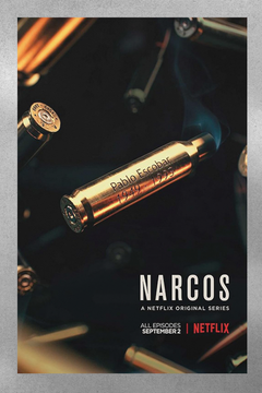 Narcos Pablo Escobar Poster | TV Show Narcos Wall Art | Premium Gloss Print | Narcos Gift Idea