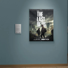 The Last of Us Canvas Print featuring Joel | Ellie from hit TV Show | Unique The Last of Us design for fans of the series