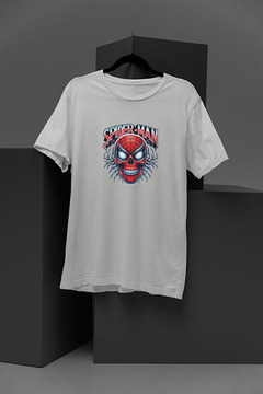 "Sinister Spider Skull | Marvel-inspired Tee with Evil Spidey Design - Unleash Your Dark Side"