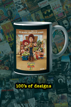 Toy Story 3 11oz Mug featuring Buzz Lightyear | Film Memorabilia | Woody | Retro Design | Movie Poster Art | Collector's Item