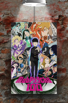 Mob Psycho 100 Poster featuring Shigeo Kageyama | Premium Gloss Print for Anime Fans | Anime Wall Art | TV Show Merchandise