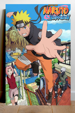 Naruto Shipuuden Gloss Poster Featuring Naruto Uzumaki | Anime Poster | TV Show Art Print | Fan Art Print | Home Decor | Wall Art Print