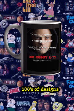 Mr. Robot 11oz Mug | Rami Malek | TV Show Fan Gift | Mr. Robot Design