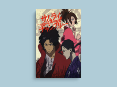 Samurai Champloo Canvas Print | Mugen and Jin Design | TV Show Fan Art