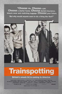 Trainspotting Ewan McGregor Premium Gloss Poster | Film Memorabilia | Danny Boyle | Cult Classic Design | Vintage Movie Art | Unique Wall Decor | Must-See British Cinema