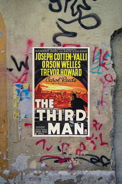 The Third Man Orson Welles | Film Noir Gloss Poster | Classic Cinema Wall Art