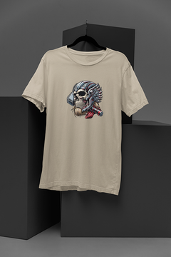 "Thor Skull & Hammer Tee | Marvel-Inspired Shirt | Mjolnir Helmet Design"