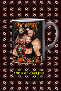 Braun Strowman 11oz Mug | Pro Wrestling Gift | Coffee Cup Merchandise Featuring WWE Star Illustration