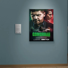 Gomorrah Canvas Print | TV Show Design featuring Marco D'Amore | Italian Mafia Crime Drama Artistry