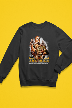 The Rock WWE Sweatshirt | Attitude Era Icon | Dwayne Johnson Fanwear | Wrestling Legend Apparel