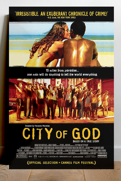 City of God | Matheus Nachtergaele | Film Poster Print | FilmCity of God Design | Premium Gloss Finish | Movie Memorabilia | Wall Art | Film Buff Gift