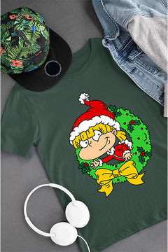 KIDS UGLY Angelica's Christmas Chaos Tee | Rugrats Angelica | Kids Christmas U