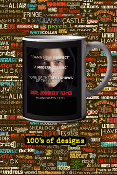 Mr. Robot 11oz Mug | Rami Malek | TV Show Fan Gift | Mr. Robot Design