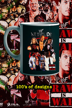 ATTITUDE ERA 11oz Mug | Stone Cold Steve Austin Design  | Wrestling Attitude | Collector's Cup