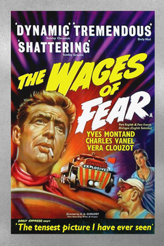 The Wages of Fear | Yves Montand | Film Poster | Gloss Finish | Movie Memorabilia | Vintage Design