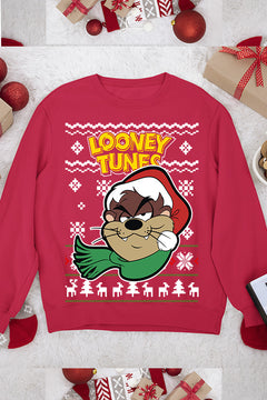 UGLY Taz Tasmanian Devil Christmas Sweatshirt | Looney Tunes | Vintage