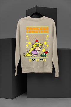 UGLY Christmas Princess | Retro Ugly Christmas Sweater | Vintage Christmas Princess Sweatshirt | Nost