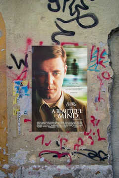 A Beautiful Mind Russell Crowe Gloss Poster | Film Memorabilia | Movie Art Decor