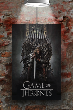 Game of Thrones Jon Snow Premium Gloss Poster | TV Show Wall Art | House Stark Decor