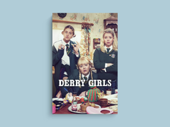 Derry Girls Canvas Print | TV Show Design | Erin Quinn Michelle O'neill Clare Devlin More Details