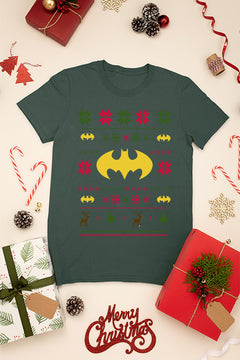 KIDS UGLY: Batman's Retro Gotham Christmas | Kids Christmas Ugly Sweater | Vintage