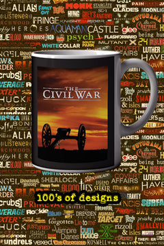 The Civil War 11oz Mug featuring Lead Actor Name | TV Show Memorabilia Collector's Item