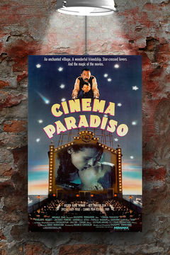 Cinema Paradiso Gloss Poster | Film Decor Print | Classic Movie Art | Cinema Room Design