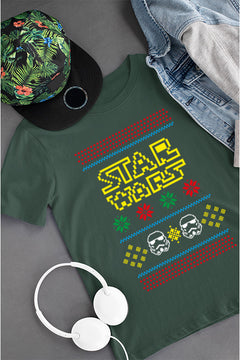 KIDS UGLY Galactic Christmas: Star Wars Logo & Storm Troopers | Retro Kids Style |