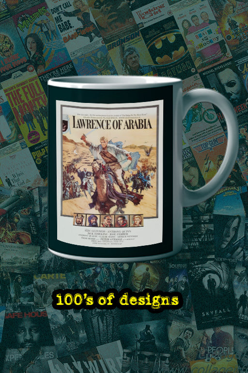 Lawrence of Arabia 11oz Mug | Film Memorabilia | Lawrence of Arabia Design | Actor Peter O'Toole