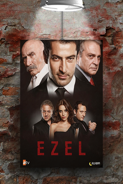 Ezel Cansu Dere Premium Gloss Poster | Turkish TV Series | Unique Ezel Design | Stylish Home Decor