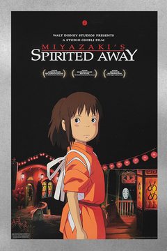 Spirited Away Chihiro Haku No Face Zeniba Gloss Poster | Film Studio Ghibli Anime Art Print | Japanese Animation Wall Decor | Premium Movie Poster Print | Studio Ghibli Spirited Away Fan Gift