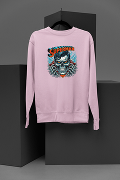 "Heroic Skull | Superman Christopher Reeve Tribute | DC Comics Inspired Sweatshirt"