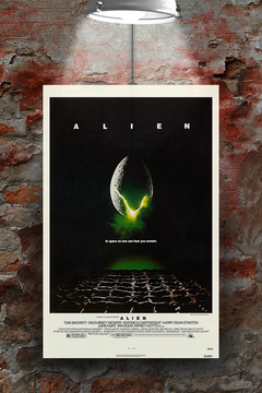 Alien Sigourney Weaver Premium Gloss Poster | Sci-Fi Film Merch | Alien Movie Fan Art | Ripley Design Poster