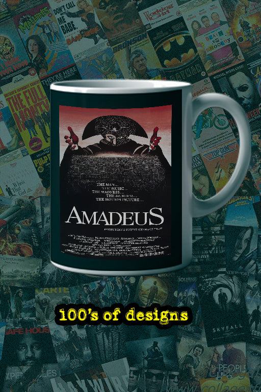 Amadeus 11oz Mug | Film Memorabilia | Amadeus Poster Design | Lead Actor Name