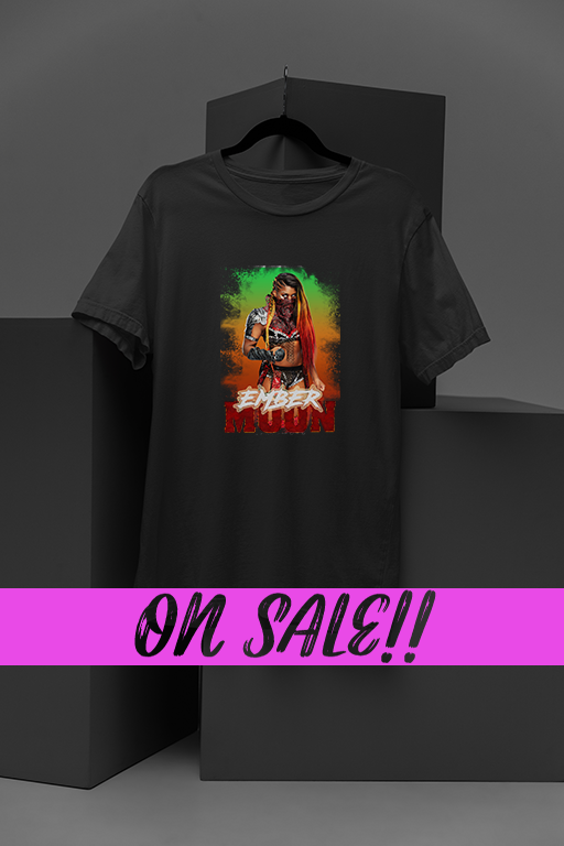 Ember Moon WWE T-Shirt | Fearless Warrior | Eclipse Era | Wrestling Superstar Tee