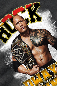 The Rock | WWE Attitude Era Champion | Dwayne Johnson T-Shirt | Wrestling Legend Tee | Icon