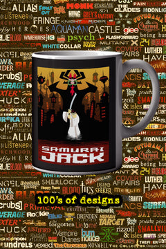 Samurai Jack 11oz Mug featuring stylish design | Samurai Jack Poster Print | TV Show Memorabilia Samuel L. Jackson