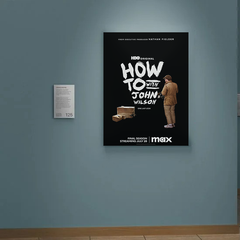 How to with John Wilson Canvas Print Featuring Nathan Fielder | TV Show Decor | Unique Design | Wall Art Decor