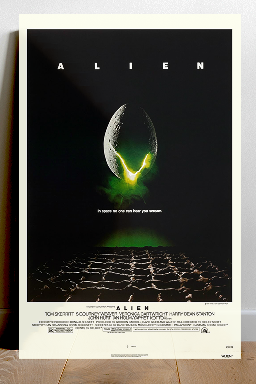 Alien Sigourney Weaver Premium Gloss Poster | Sci-Fi Film Merch | Alien Movie Fan Art | Ripley Design Poster