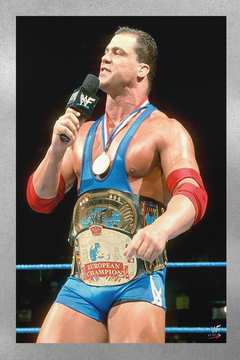 WWE Attitude Era | Kurt Angle Double Champ | Wrestling Poster | WWE Memorabilia | Wrestling Fan Art | Vintage Wrestling Design | WWE Superstar | Collectible Print | Sports Icon Tribute