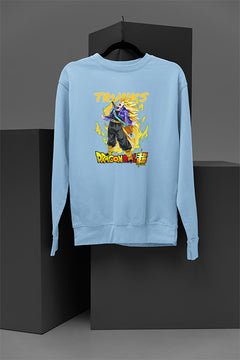 Trunks | Anime Sweatshirt | Dragon Ball Z Sweater | Saiyan Warrior Top | Hip Hop Streetwear