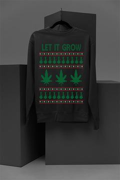 UGLY Herbal Leaf Let it Grow | Christmas Festivity | 70s Retro Inspired | Holiday Cheer