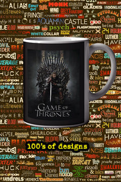 Game of Thrones 11oz Mug | TV Show | Game of Thrones Design | Poster | Lead Actor's Name