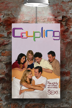 Coupling Poster Matt LeBlanc Rachel Blanchard Exclusive Design | TV Show Memorabilia Wall Art Print