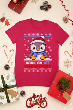 KIDS UGLY: Penguin Parade | Have an Ice Christmas | Kids Christmas Ugly Design |