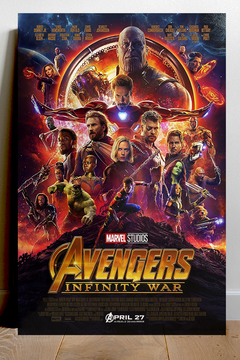 Avengers Infinity War Poster | Premium Gloss Design featuring Robert Downey Jr. | Film Memorabilia | Wall Art for Movie Fans